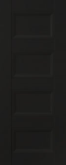 DOOR SLAB OXFORD DUO 07 3R BLACK MATTE 24" X 96" X 1 3/4"