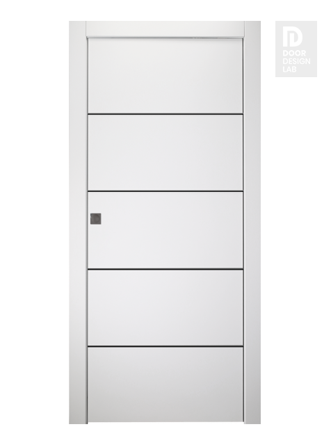 Smart Pro 4H Black Polar White Pocket doors