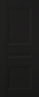 DOOR SLAB OXFORD DUO 07 2R BLACK MATTE 32" X 80" X 1 3/4"