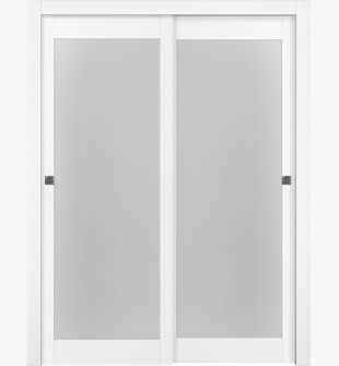 Palladio 207 Vetro Bianco Noble Bypass doors