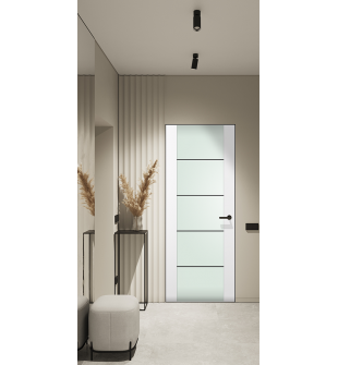 Smart Pro H3g 4H Black Strips Vetro Polar White Frameless