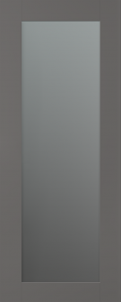 DOOR SLAB AVON 207 VETRO GRAY MATTE 28" X 80" X 1 3/4"