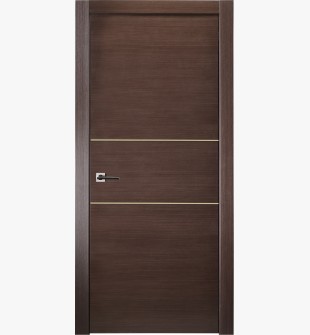 Mia 2H Gold Wenge Pocket doors