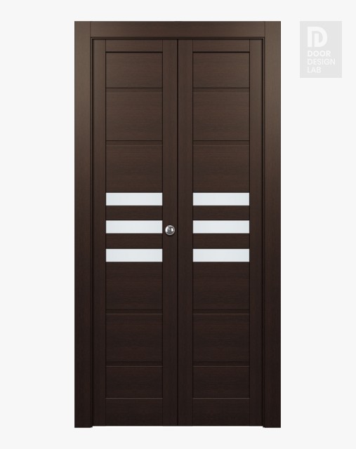 Dome Vetro Veralinga Oak Modern Interior Bifold Doors by Belldinni