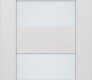 Modern Interior DOOR SLAB DELLA VETRO BIANCO NOBLE 32" X 92 1/2" X 1 9/16" FROSTED GLASS