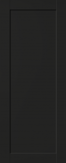 DOOR SLAB SHAKER 1 PANEL BLACK MATTE 36" X 80" X 1 3/4"