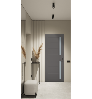 Esta Vetro Gray Matte Frameless