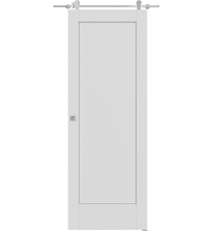 Shaker 1 Panel Primed Barn doors