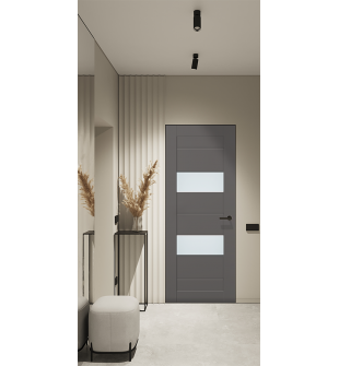 Vita Vetro Gray Matte Frameless