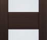 Modern Interior DOOR SLAB DESSA VETRO VERALINGA OAK 28" X 92 1/2" X 1 3/4" FROSTED GLASS