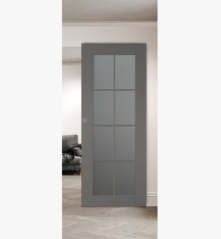 Avon 8 Lite Vetro Gray Matte Hidden barn