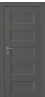 Oxford Uno 07 4R Gray Matte Single Doors