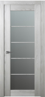 Avon 5 Lite Vetro Ribeira Ash Single Doors