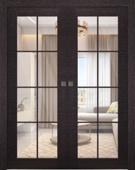 Avanti 8 Lite Clear Vetro Black Apricot Double