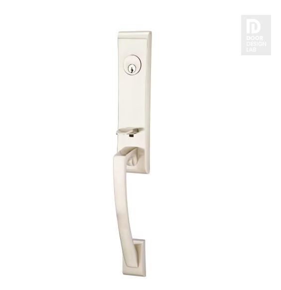 EMTEK APOLLO DUMMY 4805 SATIN NICKEL US15 for Steel Front Doors