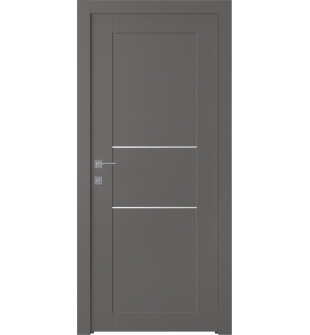 Avon 07 2H Gray Matte Single Doors