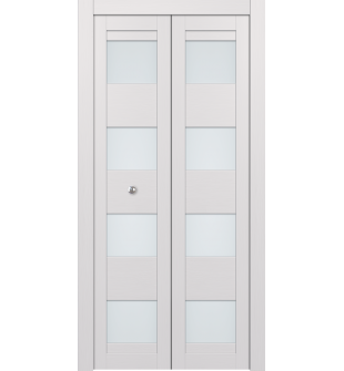 Della Vetro Bianco Noble Bi-folding doors