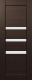 DOOR SLAB DORA VETRO VERALINGA OAK 36" X 92 1/2" X 1 3/4" FROSTED GLASS