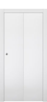 Optima Snow White Bi-folding doors