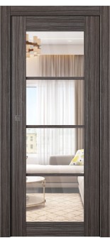 Palladio 4 Lite Clear Vetro Gray Oak