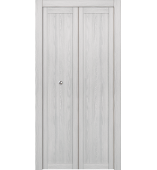 Shaker 1 Panel Ribeira Ash Bi-folding doors