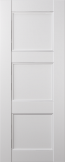 DOOR SLAB OXFORD UNO 07 2RN SNOW WHITE 24" X 84" X 1 3/4"