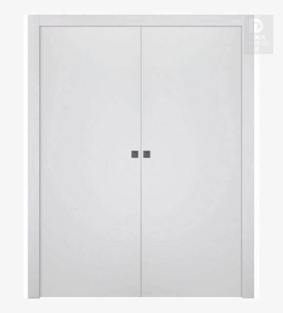 Palladio Bianco Noble Double pocket doors