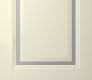 Modern Interior DOOR SLAB AURUM 2 VETRO IVORY 24" X 80" X 1 3/4" TEMPERED FROSTED GLASS