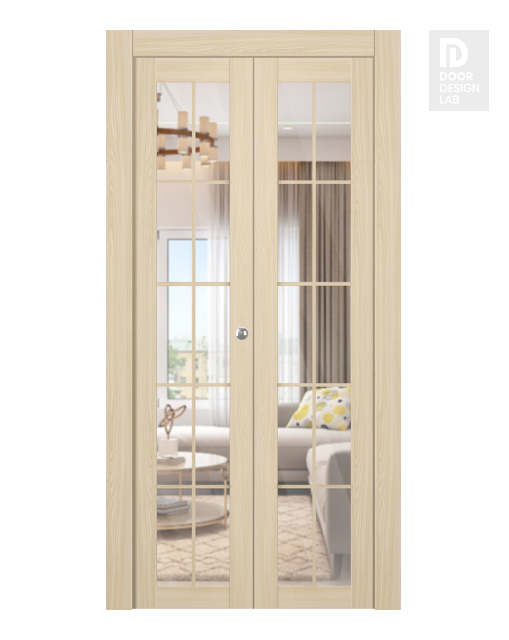 Avon 10 Lite Clear Loire Ash Bi-folding doors
