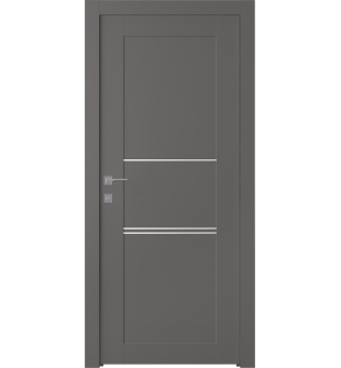 Avon 07 3H Gray Matte Single Doors