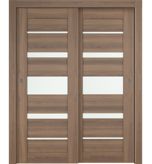 Avon 07-03 Vetro Pecan Nutwood Bypass doors