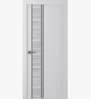 Twinwood 1 Polar White Silver Patina Hidden barn