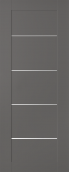 DOOR SLAB AVON 07 4H GRAY MATTE 18" X 96" X 1 3/4"