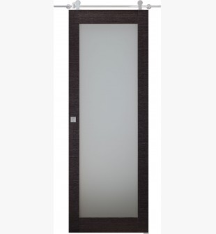 Avanti 207 Vetro Black Apricot Barn doors