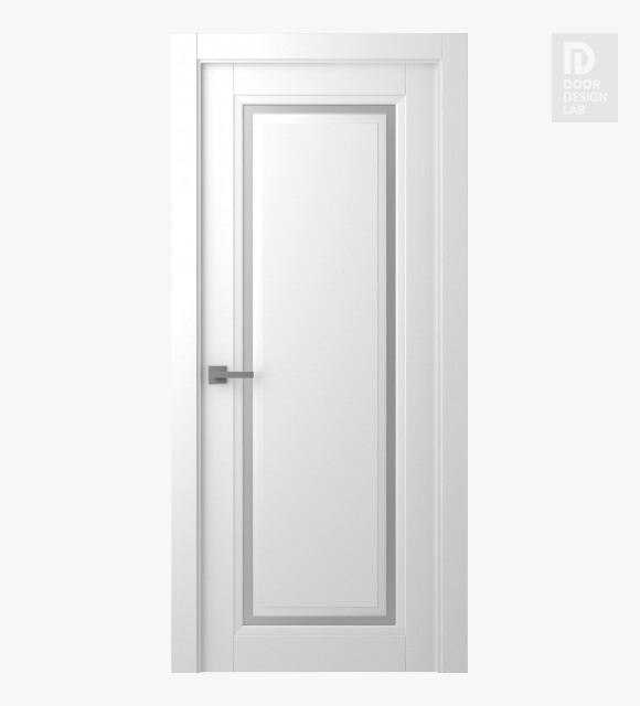 Aurum 1 Vetro Polar White Hinged doors