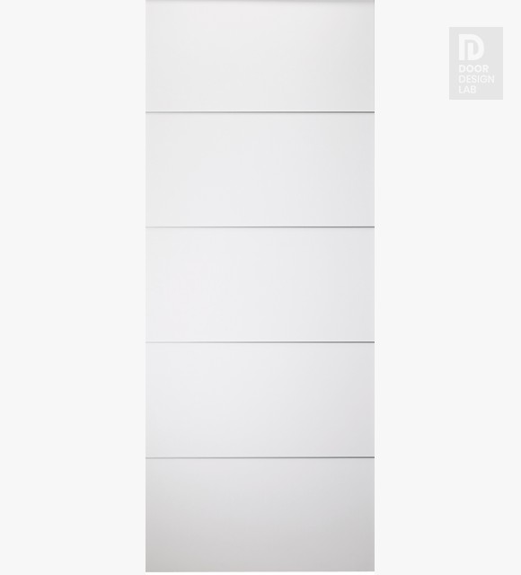 Modern Interior DOOR SLAB ARVIKA POLAR WHITE 30" X 92 1/2" X 1 3/4" SOLID CORE