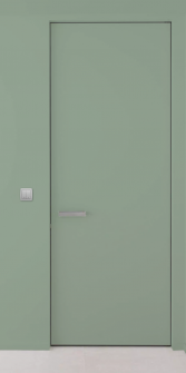 RTA DOOR SLAB EXAMPLE FOR PAINTING IN PLAIN GREEN 28" X 92 1/2" X 1 3/4"