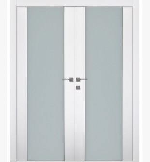 Smart Pro H3g Vetro Polar White Double doors