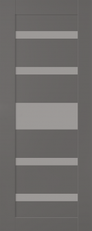 DOOR SLAB GINA VETRO GRAY MATTE 32" X 84" X 1 3/4" FROSTED GLASS