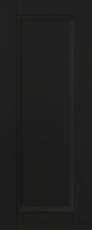 DOOR SLAB OXFORD DUO 07 BLACK MATTE 32" X 84" X 1 3/4"