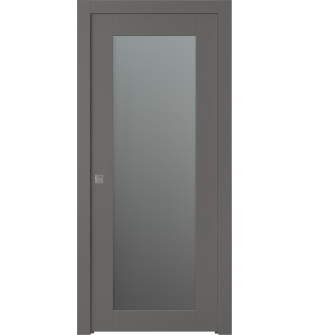 Avon 207 Vetro Gray Matte Pocket doors