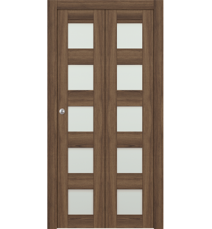 Avon 07-07 Vetro Pecan Nutwood Bi-folding doors