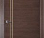 Mia 2V Gold Wenge Modern Interior Barn Door by Belldinni