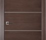 Mia 4H Wenge Modern Interior Hidden Barn Door by Belldinni