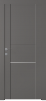 Avon 01 2H Gray Matte Hinged doors