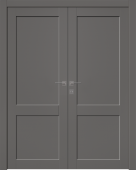 Shaker 2 Panel Gray Matte