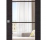 Avanti 4 Lite Clear Vetro Black Apricot Modern Interior Barn Door by Belldinni