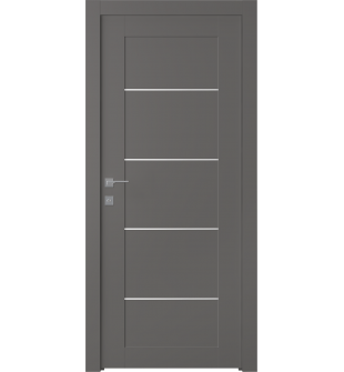 Avon 07 4H Gray Matte Single Doors