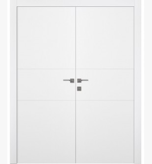 Palladio 2H Bianco Noble Double doors