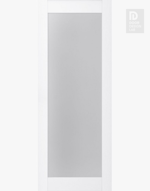 DOOR SLAB PALLADIO 207 VETRO BIANCO NOBLE 30" X 80" X 1 9/16" TEMPERED FROSTED GLASS
